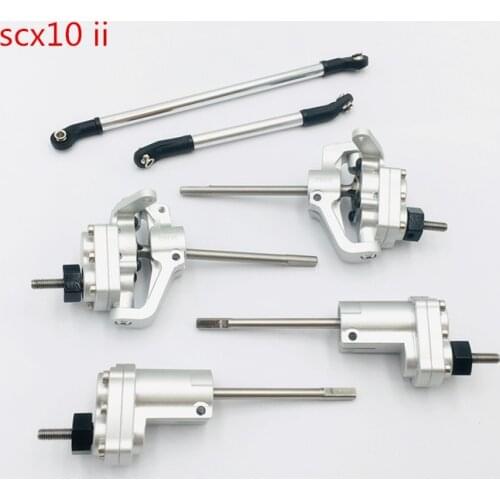 CNC Aluminum Upgraded Front Portal Axle and Rear Portal Axle for 1/10 Crawler Car Axial SCX10-ll 90046