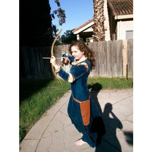 Princess Rivet PUNK Merida Adult Costume Brave Merida Cosplay Dress Elsa Anna Party Halloween Costumes Custom Plus Size