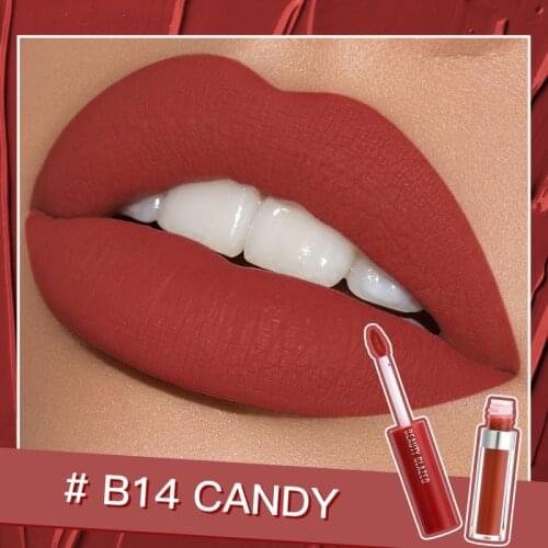 Beauty Glazed Natural Long Lasting Moisturizing No Fading Non-stick Velvet Matte Lip Gloss 20 Color Lip Glaze