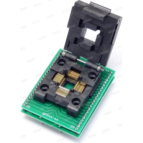 LQFP44 TQFP44 to DIP40 Adapter QFP44 Test Block for RT809H & XELTEK USB programmer Adapter Socket