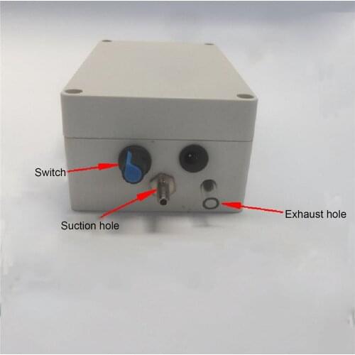 Mini Electric Milking Vacuum Pump Host Household 12V Electric Milking Machine for Sheep Cow