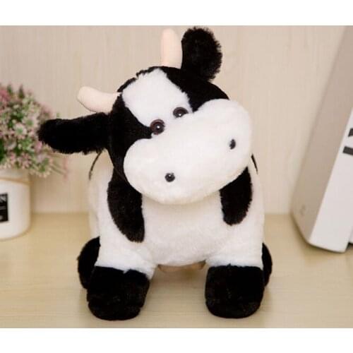 New toy about 30cm cow plush toy dairy cow soft doll throw pillow Christmas gift b1785