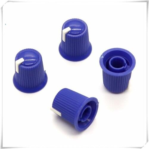 10 Pieces Plastic Flower Shaft Knob Diameter 16mm Height 16mm Potentiometer Encoder Knob Gear Shaped Inner Hole 6mm