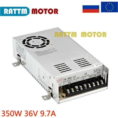 【RU /EU】DC Switching Power Supply 350W 36V 9.7A Single Output For Stepper motors / CNC