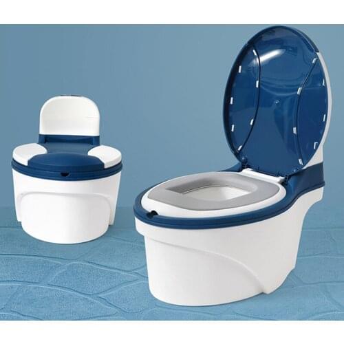 New simulation cute design trainer seat potty chair for training with cover for free potty brush+cleaning bag