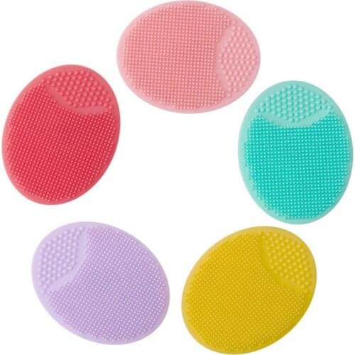 Silicone Beauty Face Washing Pad Face Cleansing Brush Tool Facial Exfoliating Blackhead Soft Deep Cleaning Face Brushes
