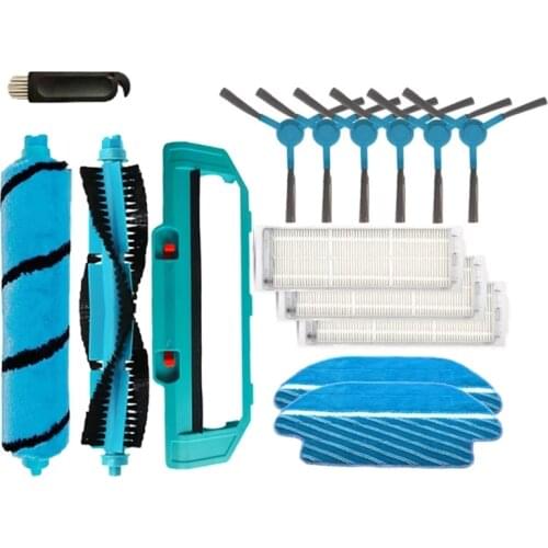 Replacement Main Roller Brush HEPA Filter For Conga 3390 3690 3490 3290 Vacuum Cleaner Side Brushes Filters Mop Cloths Cover