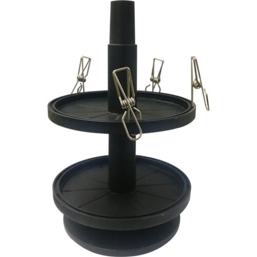 Tamiya 74077 Bottled Paint Jar Stand with 4 Alligator Clips Craft Tools