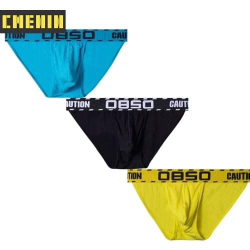 3PCS Quick Dry Mens Briefs Underwear Shorts Popular Comfortable Innerwear Sexy Gay Men Underwear Bikini Men Briefs Cuecas BS3105