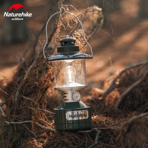 Naturehike Outdoor LED Retro Light Rechargeable Mobile Lighting Atmosphere Light Household Camping Hanging Tent Lamp