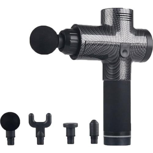 EU/US Plug Portable Massage Gun Muscle Massager Muscle Pain Management after Training Exercising Body Relax Slimming Pain Relief