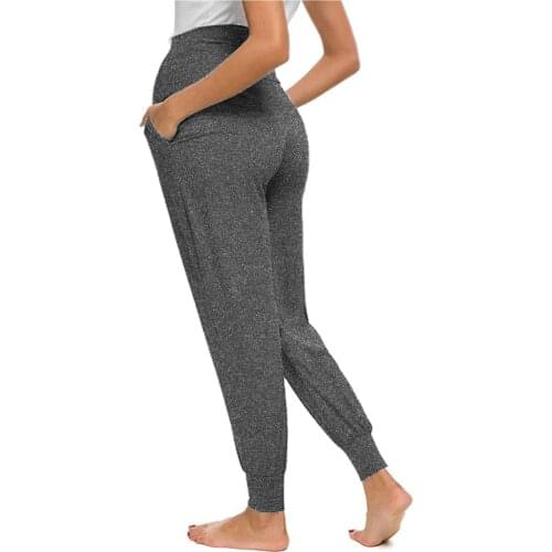 Maternity Womens Leggings Casual Pants Stretchy Comfortable Lounge Pants High Waist Sport Yoga Leggings Maternity Clothes