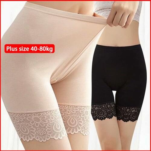 Womens Summer Anti-scratch Thighs Lace Shorts Under The Skirt Safety Shorts Womens Boxer Anti Thigh Chafing Safety Short Pants