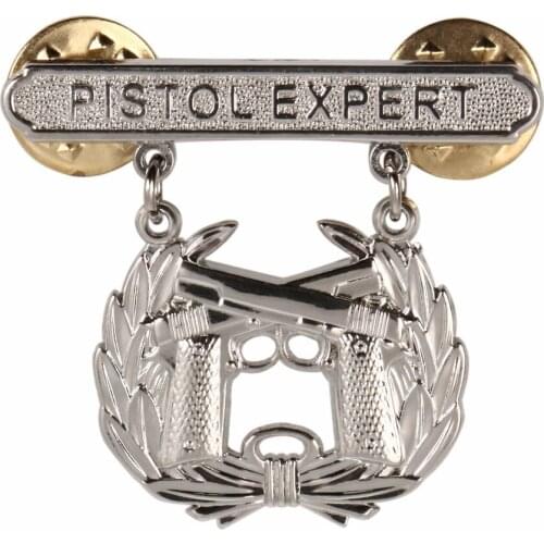 US MARINE PISTOL QUALIFICATION EXPERT SHOOTING BADGE Military Store