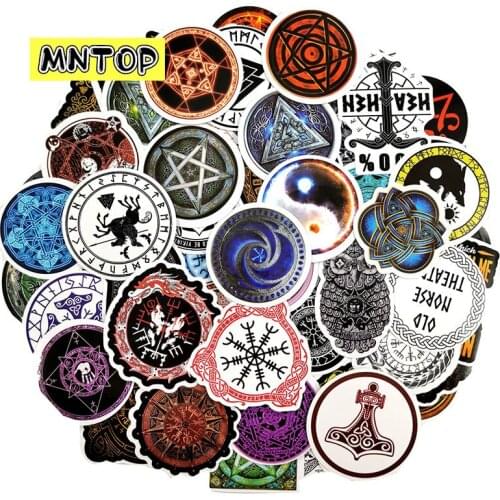 10/30/50/100Pcs/set Cartoon Totem Viking Graffiti Stickers For DIY TOY Scrapbook Bicycle Skateboard Snowboard Laptop Luggage