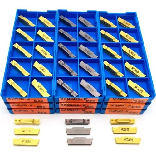 10PCS slotting tool MGMN150 MGMN200 MGMN300 MGMN400 NC3020 NC3030 PC9030 slotting high precision carbide insert