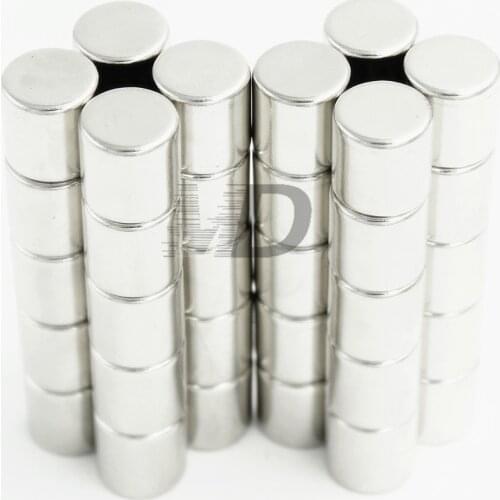 10pcs Neodymium N35 Dia 10mm X 10mm Strong Magnets Tiny Disc NdFeB Rare Earth For Crafts Models Fridge Sticking magnet 10x10mm