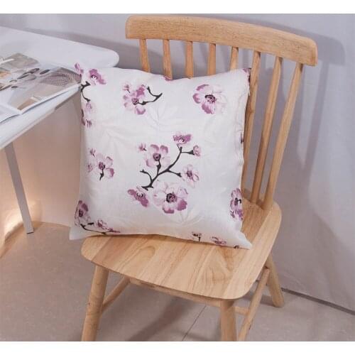 100% Polyester Jacquard Creative 3-Layers Mesh Design Floral 45x45cm Square PillowCase For Home Decoration