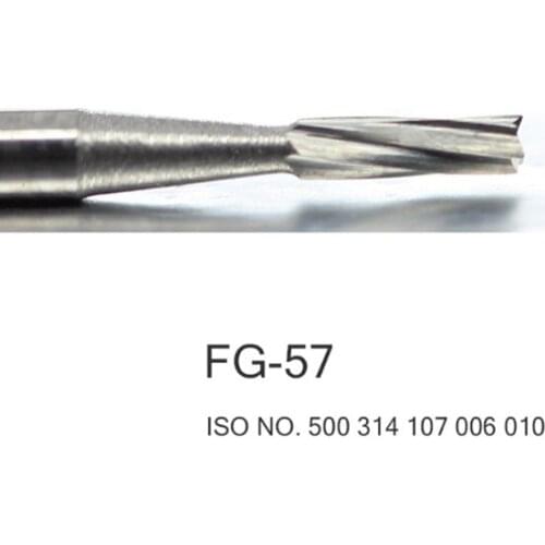100pcs Dental Tungsten Steel carbide burs ( FG- 57,FG-58,FG-59,FG-60 ) for High Speed Handpiece Friction Grip
