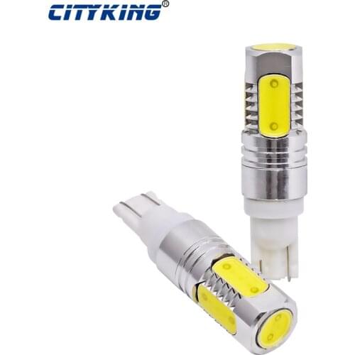 2pcs/lot High quality Car led T10 7.5w w5w led 194 168 192 7.5W super bright Auto led car t10 wedge led auto lamp car-styling