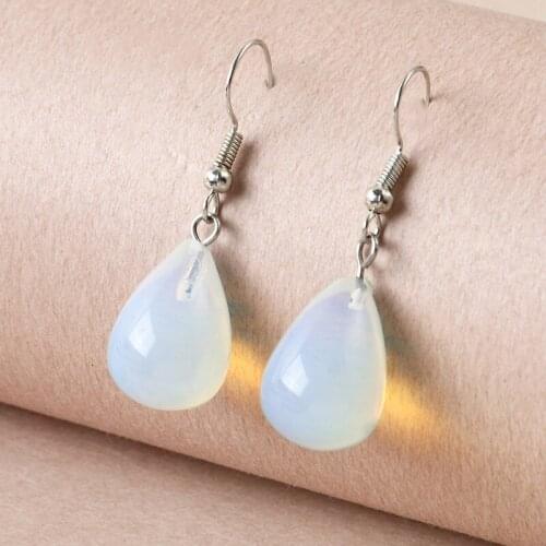 2021 Wholesale Fashion Simple Crystal Stone Drop Pendant Earrings Earrings for Girls Women Gift Lovely Jewelry
