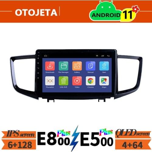 For 2016 Honda Pilot Android 11 Car Radio Multimedia Video Player Navigation GPS 6GB Ram 128GB Rom Autoradio Stereo HU