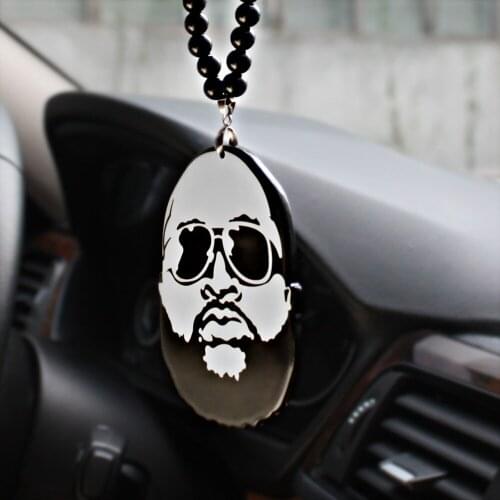 Car Pendant Long Full Beard JDM Hip Hop B-Box Automobiles Rear View Mirror Charms Ornaments Hanging Suspension Home Ornaments