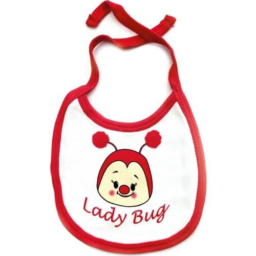 Ladybird Newborn Bib