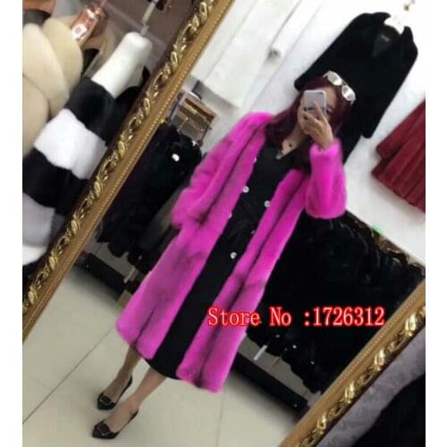 JIAMEILIDI Pink Fur Coats