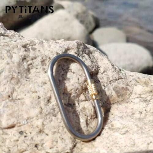 Fashion Titanium Keychain Titanium Metal Key Chain The Best Gift Choice