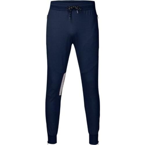 New Camouflage Spliced Sports And Fitness Trousers For Men Cotton Korean Version Of Teenagers Running Leisure Slimming Trousers