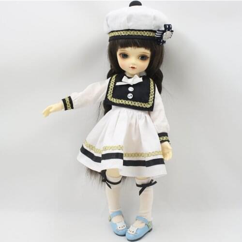 DBS bjd Clothes for 1/6 doll campus dress Sailor outsuit clothes coat, not for blyth icy girl gift