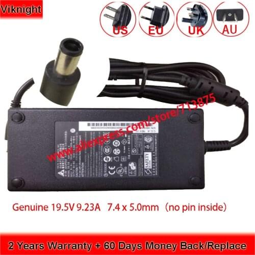 Genuine 19.5V 9.23A 180W Baa81950 ADP-180MB K Ac Adapter for MSI GL75 GE63 GE75 GL63 GE65 GP73 GL65 9SE GL63 MS-16P5 MS17E2