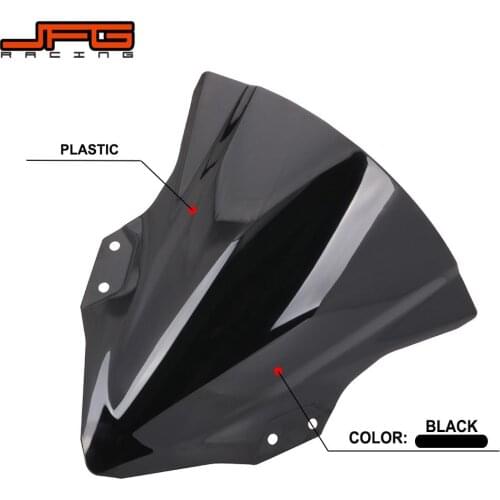 Motorcycle Windscreen Windshield Baffle Wind Deflectors For KAWASAKI Ninja 400 Ninja400 2018 2019 Street Bike