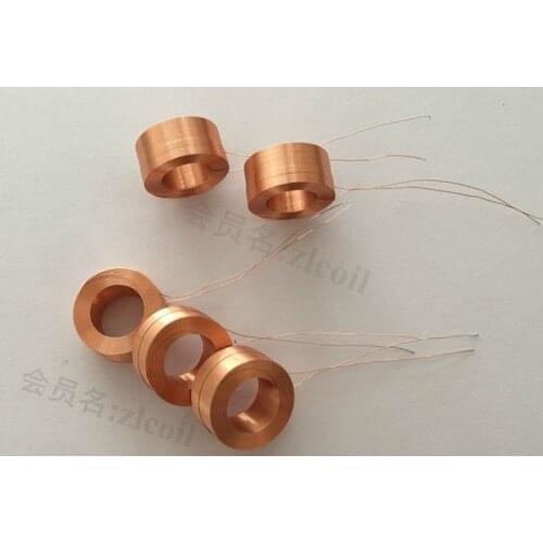 Hollow self-adhesive coil experimental coil Electromagnetic induction coil of solenoid valve coil for electric toys