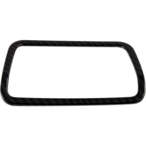 Carbon Fiber Headlight Frame Fit For Hyundai Creta ix25 2020 2021 Head Light Adjustment Switch Panel Button Garnish Cover Parts