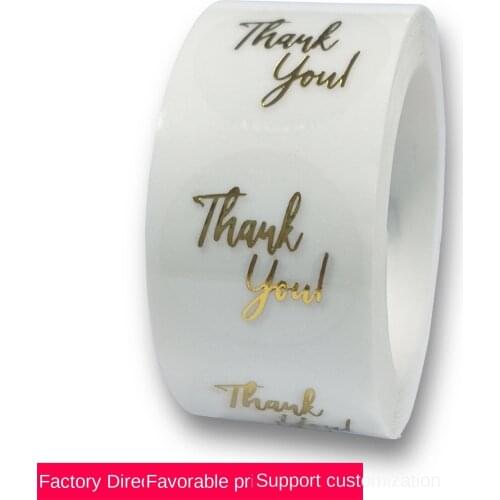 Roll up transparent dragon bronzing adhesive sticker label adhesive