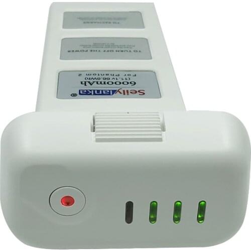 6000mAh 11.1V Upgraded and Large Capacity Spare Battery For DJI Phantom 2 Vision + Quadcopter 66.6Wh 10C