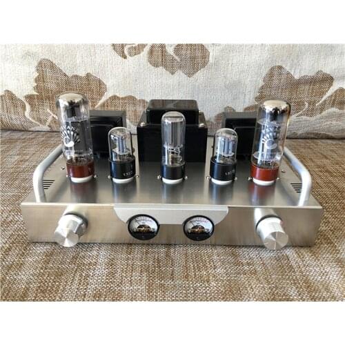 6N9P EL34 Spartan X1 luxury high-end tube amplifier power amplifier 6.5W + 6.5W, frequency response 20hz-20khz, DIY kit