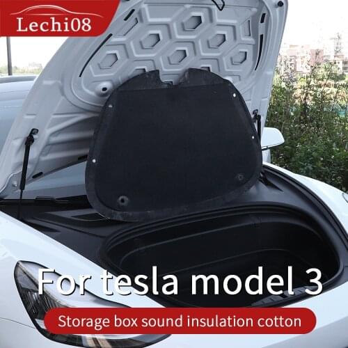 Front soundproof cotton for Tesla model 3 accessories/car accessories model 3 tesla three tesla model 3 model3