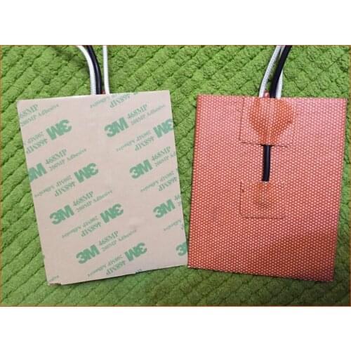 200X200mm,200W 24V, w/ NTC 100K Thermistor, Silicone Heater Heater,Heatbed, Heating film for heat sealing machine electric heat