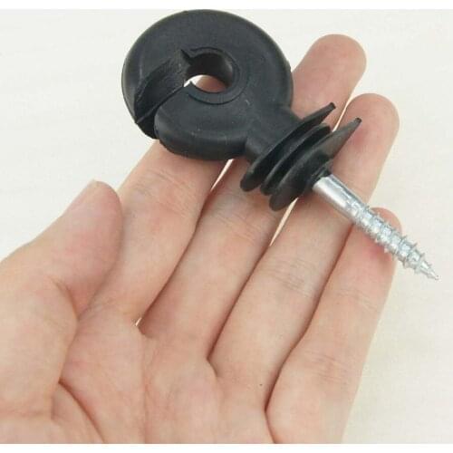 50X Pack Electric Fencing Wire Ring Insulators Horse Cattle Animal