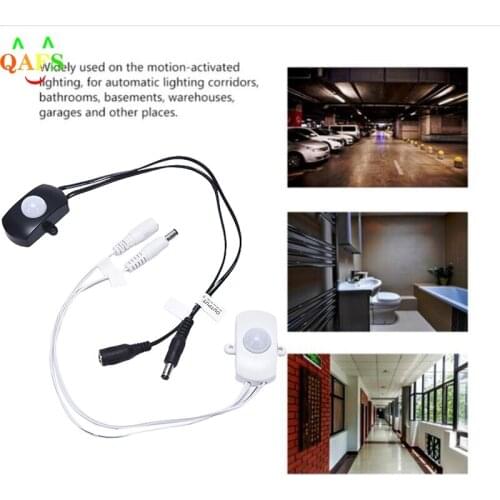 6V-24V Automatic Infrared PIR Motion Sensor Detector Switch for LED Strip Light