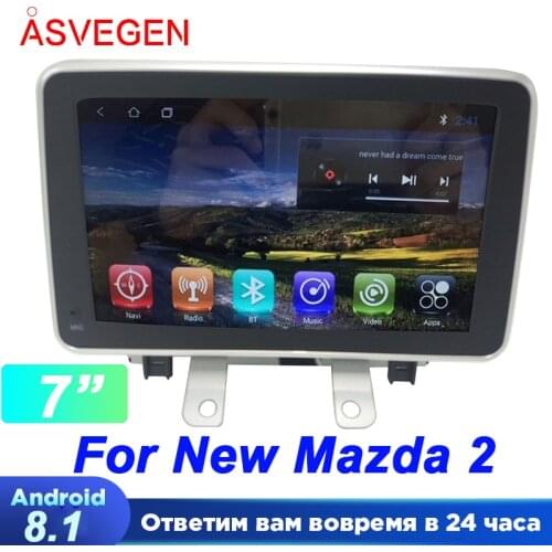 Android 10.0 Car Multimedia Player For New Mazda 2 2016-2018 With Quad Core 7" Auto Stereo Radio GPS Navigation System Player