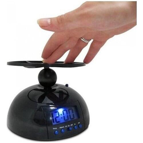 5pcs/lot Digital Circular Single Face LED Plastic Snooze Function Modern Alarm Clock with Backlight for Indoor reloj despertador