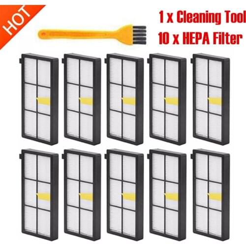 10PCS Hepa Filter For iRobot Roomba 800 900 Series 870 880 980 Filters Vacuum Robots Replacements Cleaner Parts Accessory