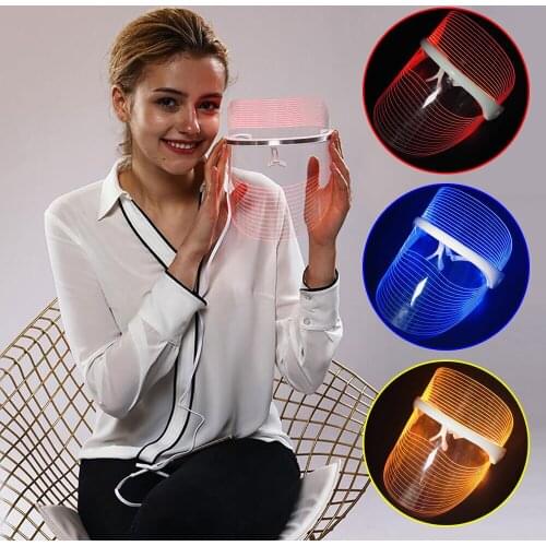 LED Light Facial Mask SPA Beauty Face Care Anti-aging Anti Wrinkle Beatuy Tools Therapy Acne Skin Whitening Tightening Machine