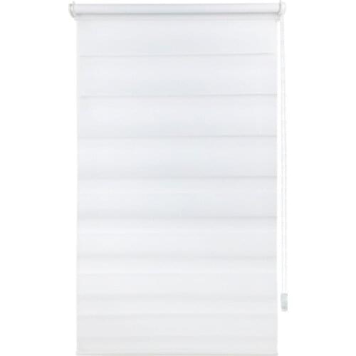 Easy Fix Zebra Roller Blind Day Night Blinds Curtains with Install Accessories B0KB