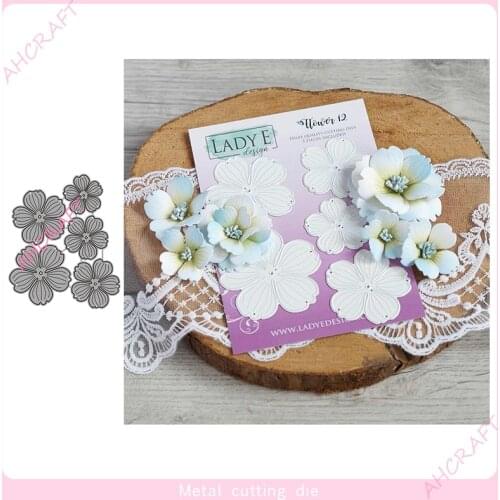 Flowers set Metal Cutting Dies for DIY Scrapbooking Photo Album Decorative Embossing Paper Card Crafts Die 2021