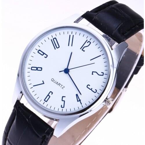 Relogio Masculino 2021 New Fashion Mens Watches Simple Letters Casual Leather Waterproof Quartz Wristwatches Man Clock